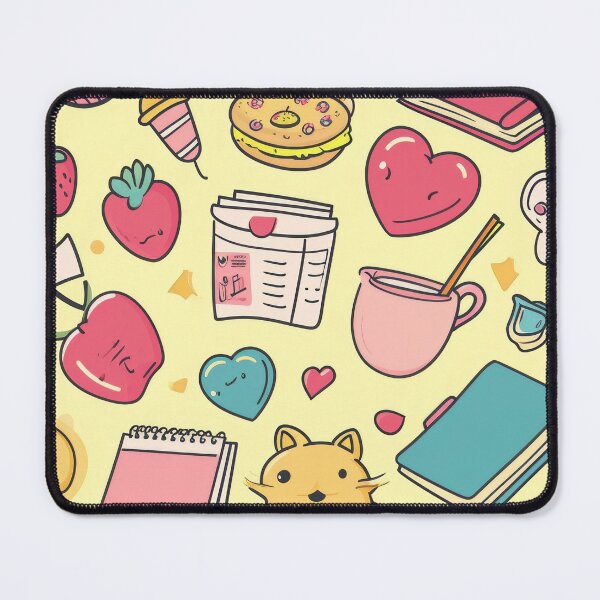 Item preview, Colorful Kawaii Patterns Featuring Animals and Food designed and sold by Piotrek0001.