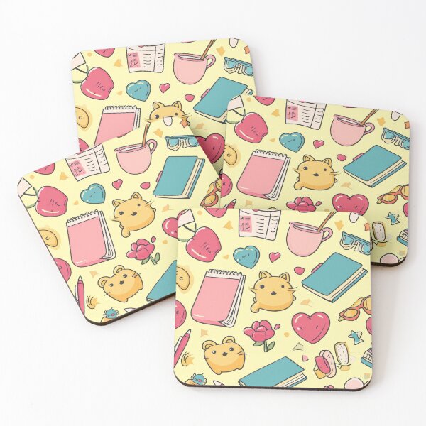 Item preview, Colorful Kawaii Patterns Featuring Animals and Food designed and sold by Piotrek0001.