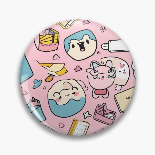 Item preview, Colorful Kawaii Patterns Featuring Animals and Food designed and sold by Piotrek0001.