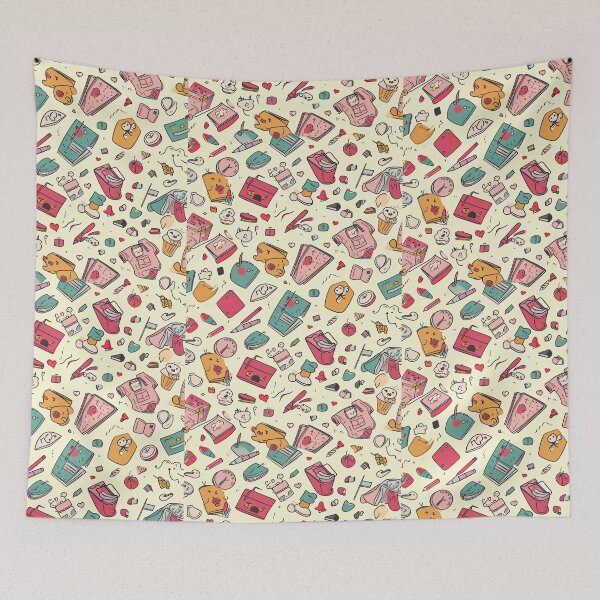 Item preview, Copy of Colorful Kawaii Patterns Featuring Animals and Food designed and sold by Piotrek0001.