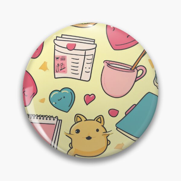 Item preview, Colorful Kawaii Patterns Featuring Animals and Food designed and sold by Piotrek0001.