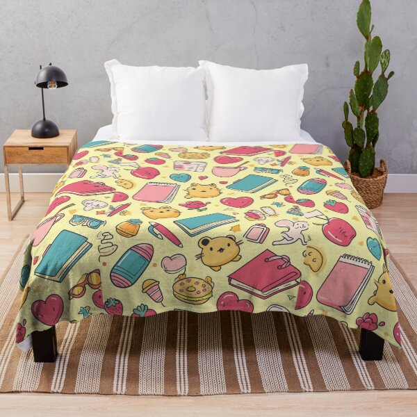 Item preview, Colorful Kawaii Patterns Featuring Animals and Food designed and sold by Piotrek0001.