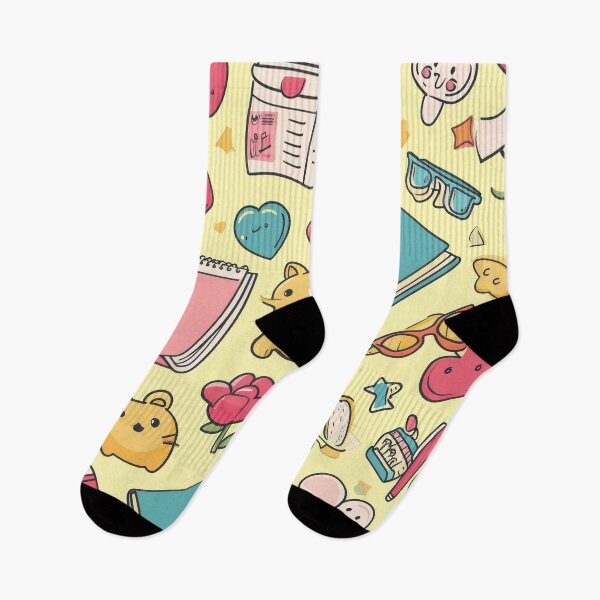 Item preview, Colorful Kawaii Patterns Featuring Animals and Food designed and sold by Piotrek0001.