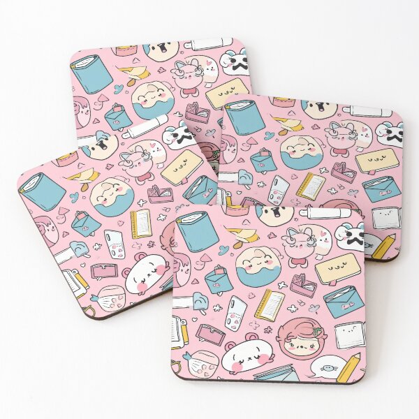 Item preview, Colorful Kawaii Patterns Featuring Animals and Food designed and sold by Piotrek0001.