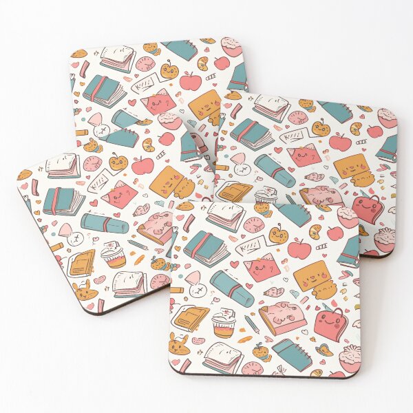 Item preview, Colorful Kawaii Patterns Featuring Animals and Food designed and sold by Piotrek0001.
