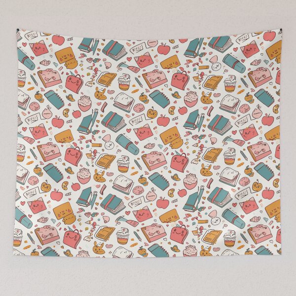 Item preview, Colorful Kawaii Patterns Featuring Animals and Food designed and sold by Piotrek0001.