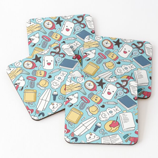 Item preview, Colorful Kawaii Patterns Featuring Animals and Food designed and sold by Piotrek0001.