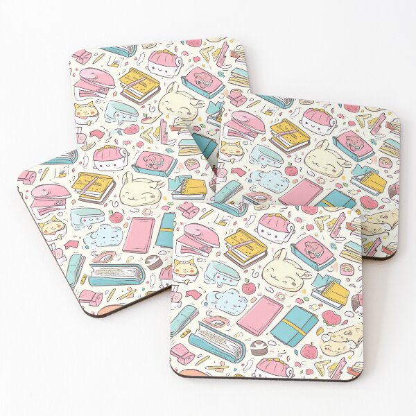 Item preview, Colorful Kawaii Patterns Featuring Animals and Food designed and sold by Piotrek0001.
