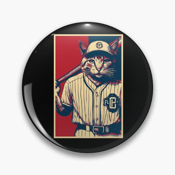 Item preview, Cat Baseball Player HOPE designed and sold by TrueArtsStore.
