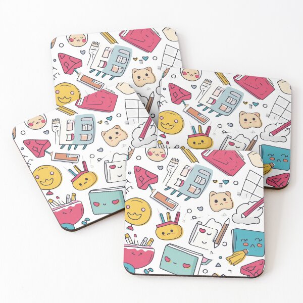 Item preview, Colorful Kawaii Patterns Featuring Animals and Food designed and sold by Piotrek0001.