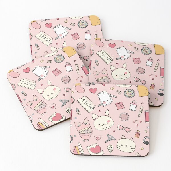 Item preview, Colorful Kawaii Patterns Featuring Animals and Food designed and sold by Piotrek0001.