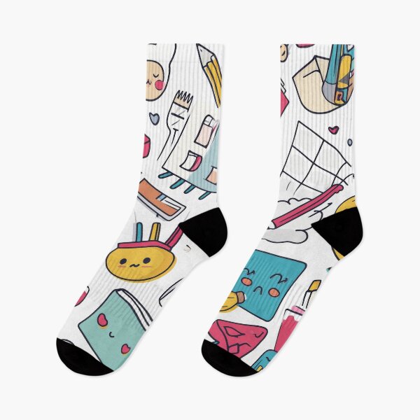 Item preview, Colorful Kawaii Patterns Featuring Animals and Food designed and sold by Piotrek0001.
