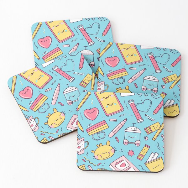 Item preview, Colorful Kawaii Patterns Featuring Animals and Food designed and sold by Piotrek0001.