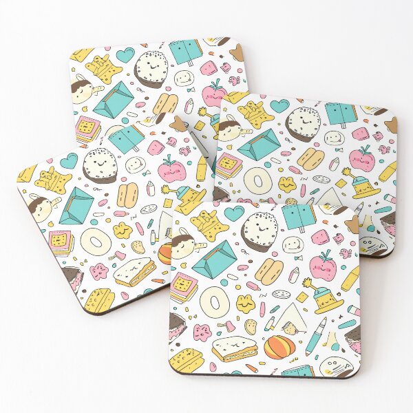 Item preview, Colorful Kawaii Patterns Featuring Animals and Food designed and sold by Piotrek0001.