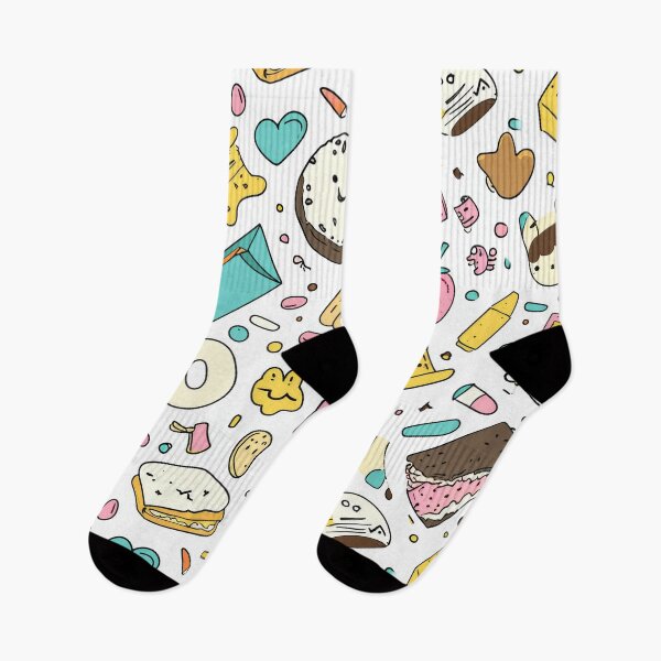 Item preview, Colorful Kawaii Patterns Featuring Animals and Food designed and sold by Piotrek0001.