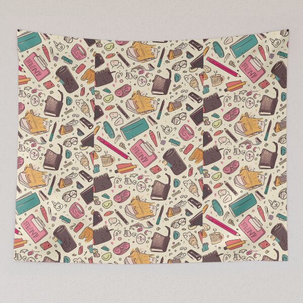 Item preview, Colorful Kawaii Patterns Featuring Animals and Food designed and sold by Piotrek0001.