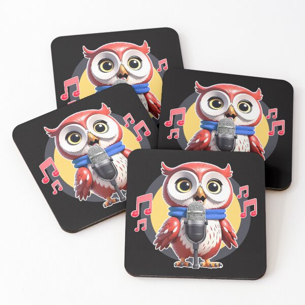 Item preview, Owl jolson cute owl sticker Essential t-shirt design designed and sold by Raju-Creative.