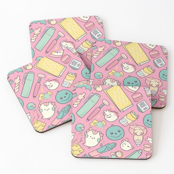 Item preview, Colorful Kawaii Patterns Featuring Animals and Food designed and sold by Piotrek0001.