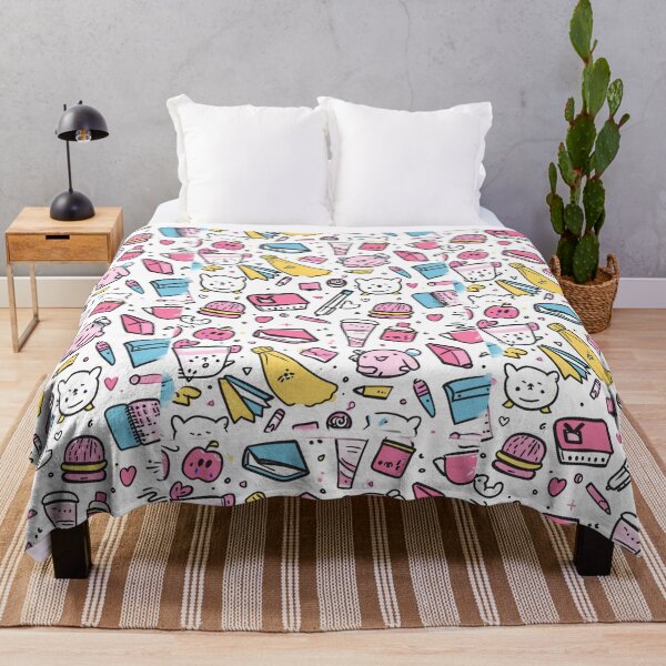 Item preview, Colorful Kawaii Patterns Featuring Animals and Food designed and sold by Piotrek0001.