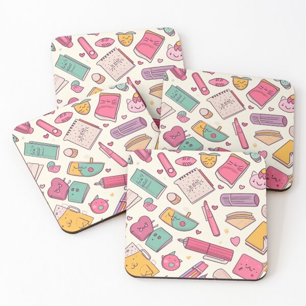 Item preview, Colorful Kawaii Patterns Featuring Animals and Food designed and sold by Piotrek0001.
