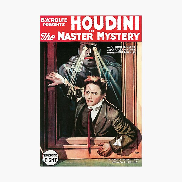 authentic harry houdini poster