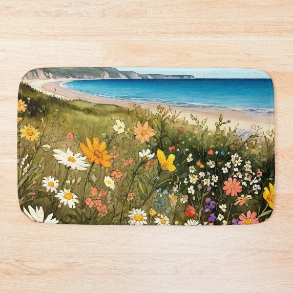 Item preview, Cottagecore Wildflowers Coastal Boho Style Countryside 1 of 4 designed and sold by Beachy.