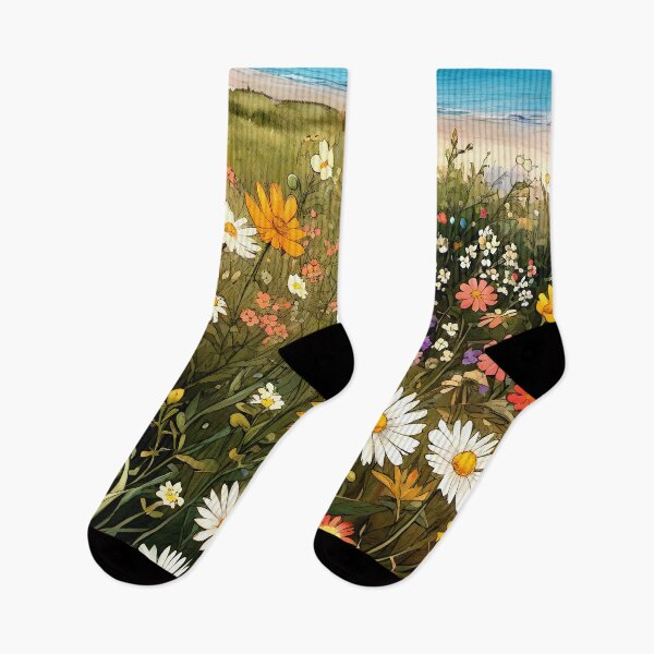 Item preview, Cottagecore Wildflowers Coastal Boho Style Countryside 1 of 4 designed and sold by Beachy.
