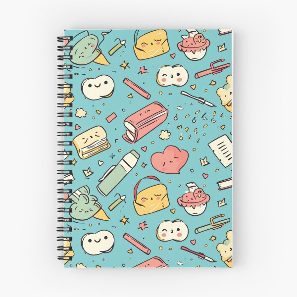 Item preview, Colorful Kawaii Patterns Featuring Animals and Food designed and sold by Piotrek0001.