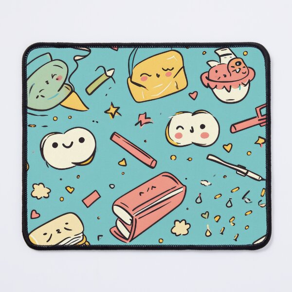 Item preview, Colorful Kawaii Patterns Featuring Animals and Food designed and sold by Piotrek0001.