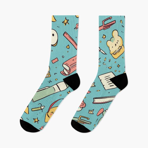 Item preview, Colorful Kawaii Patterns Featuring Animals and Food designed and sold by Piotrek0001.