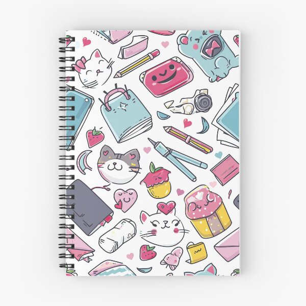 Item preview, Colorful Kawaii Patterns Featuring Animals and Food designed and sold by Piotrek0001.