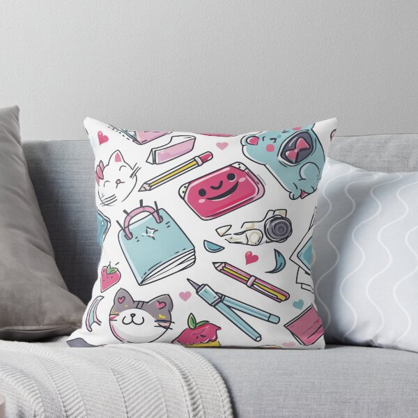 Item preview, Colorful Kawaii Patterns Featuring Animals and Food designed and sold by Piotrek0001.