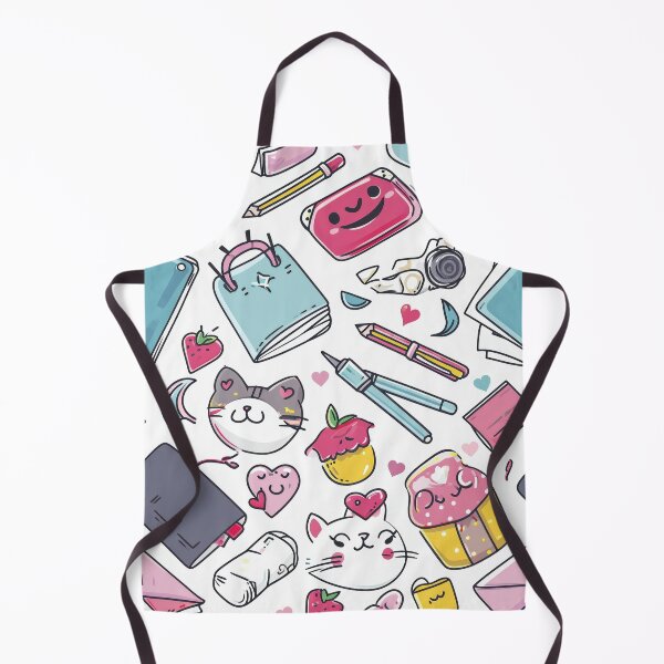 Item preview, Colorful Kawaii Patterns Featuring Animals and Food designed and sold by Piotrek0001.