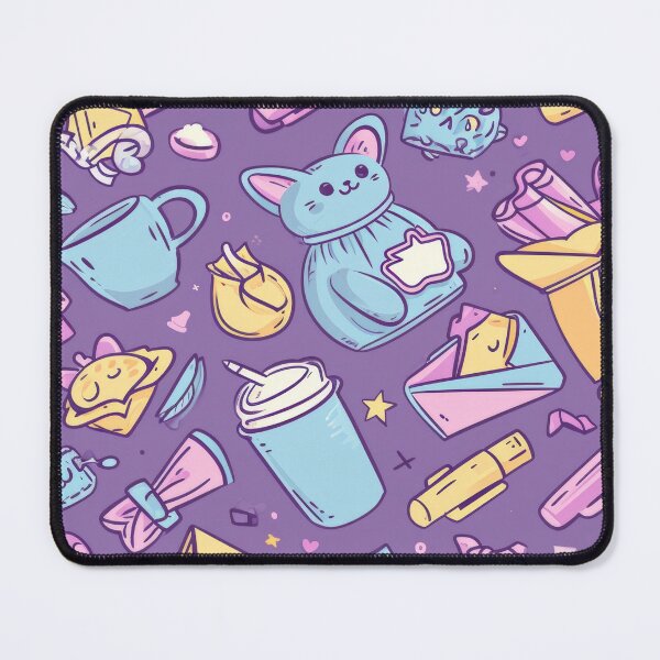 Item preview, Colorful Kawaii Patterns Featuring Animals and Food designed and sold by Piotrek0001.