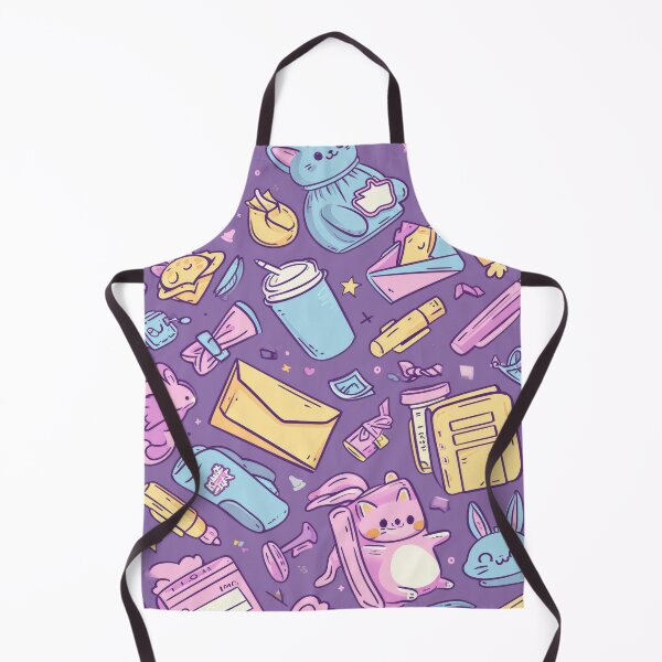 Item preview, Colorful Kawaii Patterns Featuring Animals and Food designed and sold by Piotrek0001.