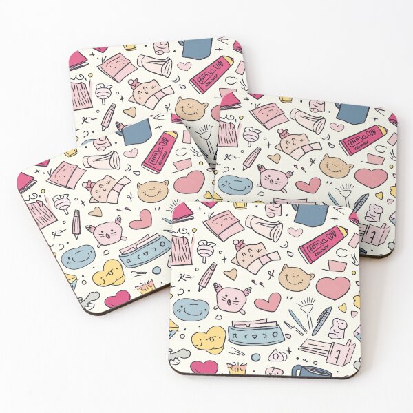 Item preview, Colorful Kawaii Patterns Featuring Animals and Food designed and sold by Piotrek0001.