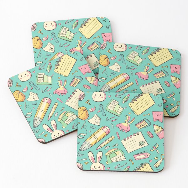 Item preview, Colorful Kawaii Patterns Featuring Animals and Food designed and sold by Piotrek0001.