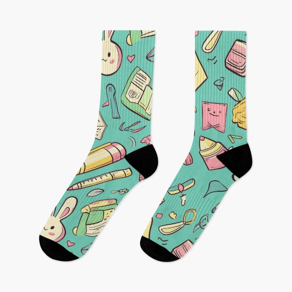 Item preview, Colorful Kawaii Patterns Featuring Animals and Food designed and sold by Piotrek0001.
