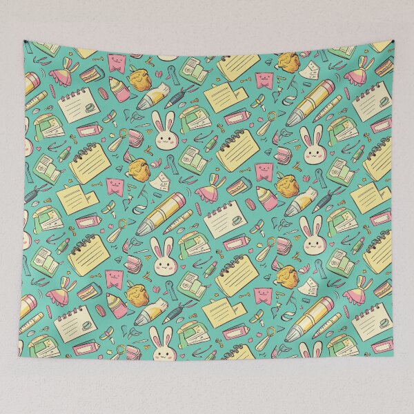 Item preview, Colorful Kawaii Patterns Featuring Animals and Food designed and sold by Piotrek0001.
