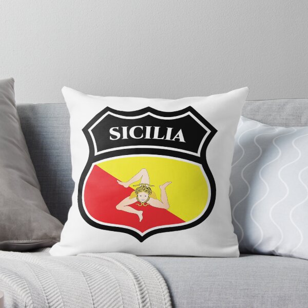 Item preview, Sicilia shield flag emblem designed and sold by EmeraldeaArt.