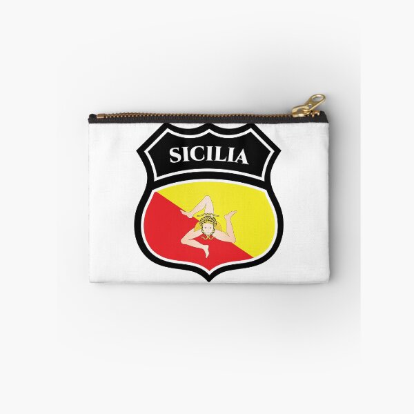 Item preview, Sicilia shield flag emblem designed and sold by EmeraldeaArt.