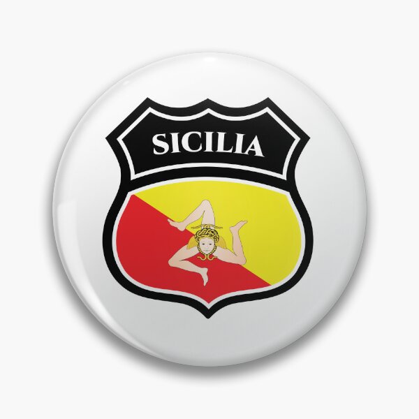 Item preview, Sicilia shield flag emblem designed and sold by EmeraldeaArt.