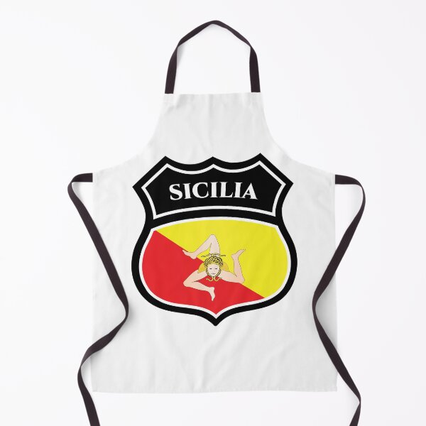 Item preview, Sicilia shield flag emblem designed and sold by EmeraldeaArt.