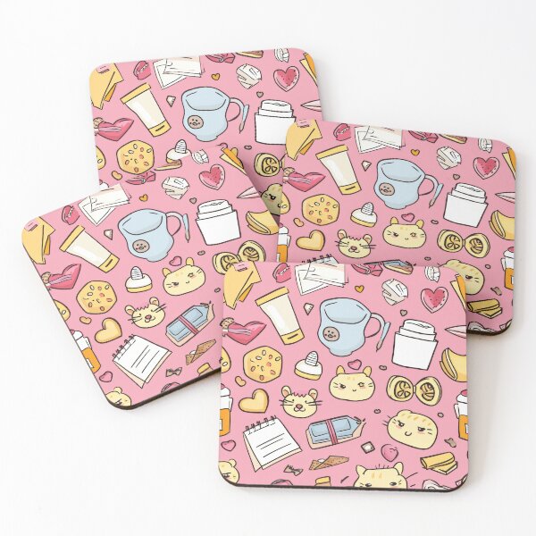Item preview, Colorful Kawaii Patterns Featuring Animals and Food designed and sold by Piotrek0001.