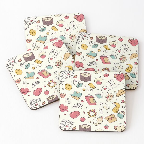 Item preview, Colorful Kawaii Patterns Featuring Animals and Food designed and sold by Piotrek0001.