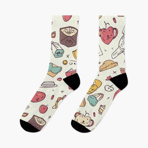 Item preview, Colorful Kawaii Patterns Featuring Animals and Food designed and sold by Piotrek0001.