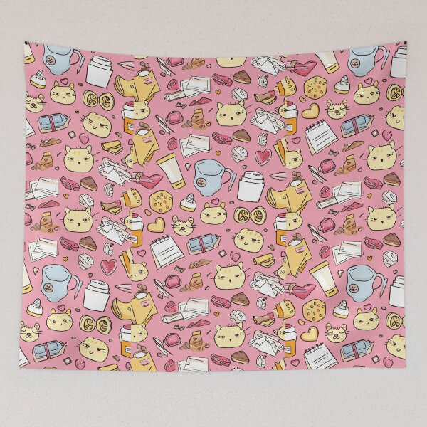 Item preview, Colorful Kawaii Patterns Featuring Animals and Food designed and sold by Piotrek0001.
