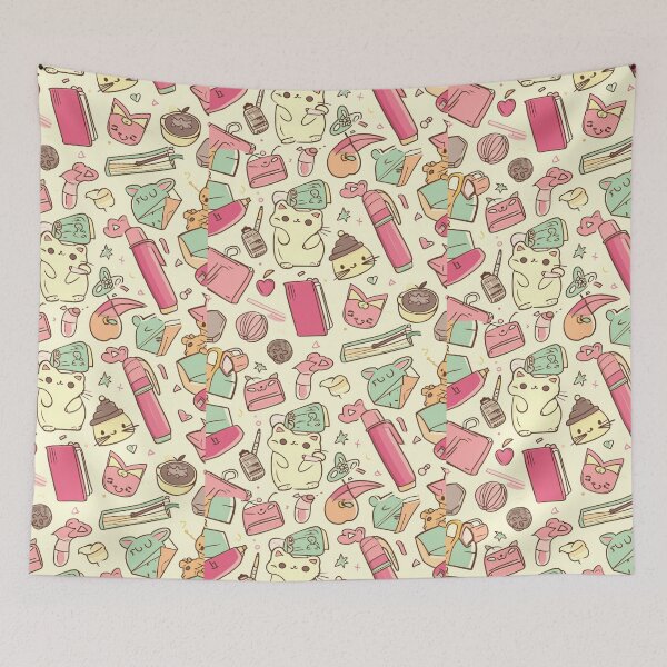 Item preview, Copy of Colorful Kawaii Patterns Featuring Animals and Food designed and sold by Piotrek0001.