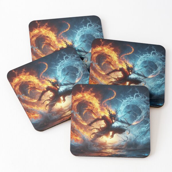 Item preview, Water and fire designed and sold by MixtaGraphics.