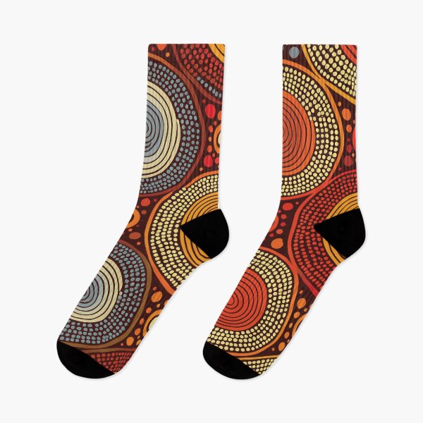 Item preview, An abstract pattern design inspired by Aboriginal dot painting, using colorful dot clusters. designed and sold by HEMRO.
